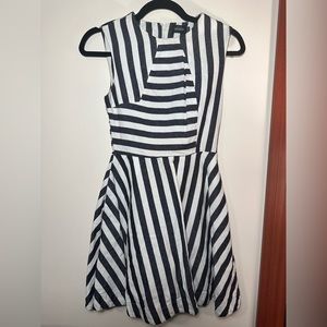 Kate Space Saturday Cotton Linen Stripe Dress Size 00